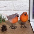 thumbnail image 4 of Nimomo Resin bird simulation — 2pcs animal simulation resin bird decoration indoor outdoor garden craft ornaments, 4 of 8