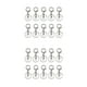 thumbnail image 4 of Inteprter 10 pack/lote mosquetones garra de langosta para llavero-accesorios fuertes y funcionales para llave fácil Bogavante blanco +spla 2Conjunto, 4 of 6