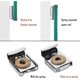 thumbnail image 3 of 4 piezas Clips de resorte para espejos Clips para colgar espejos Abrazadera de fijación para espejos Soportes para espejos con pernos y tornillos para colgar espejos, 3 of 5