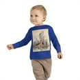 thumbnail image 3 of Brooklyn Bridge New York Urban Wanderlust Toddler Long Sleeve Tee, 3 of 4
