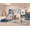 Blue, variant on YUFU 9-in-1 Toddler Slide for Kids Age 1-3 with Drawing Board Baskeball Indoor and Outdoor Playset, Blue Gray