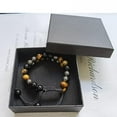 thumbnail image 2 of Unisex Protection Bracelet Hematite 8mm Men's And Women's Bead Bracelets Healing Crystal Jewellery Treatment Bracelets Bring Good Luck, 2 of 9