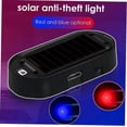 thumbnail image 3 of 2 Pcs Car Solar Power Simulated Dummy Alarm, Anti-Theft LED Flashing Security Light Fake lamp with USB Charger Port, Red, 3 of 6