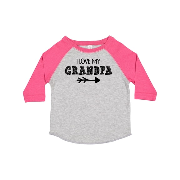 Inktastic I Love My Grandpa with Arrow Boys or Girls Toddler T-Shirt