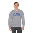 thumbnail image 6 of St. John Virgin Islands Sweatshirt Gifts Crew Neck Shirt Long Sleeve Unisex, 6 of 7