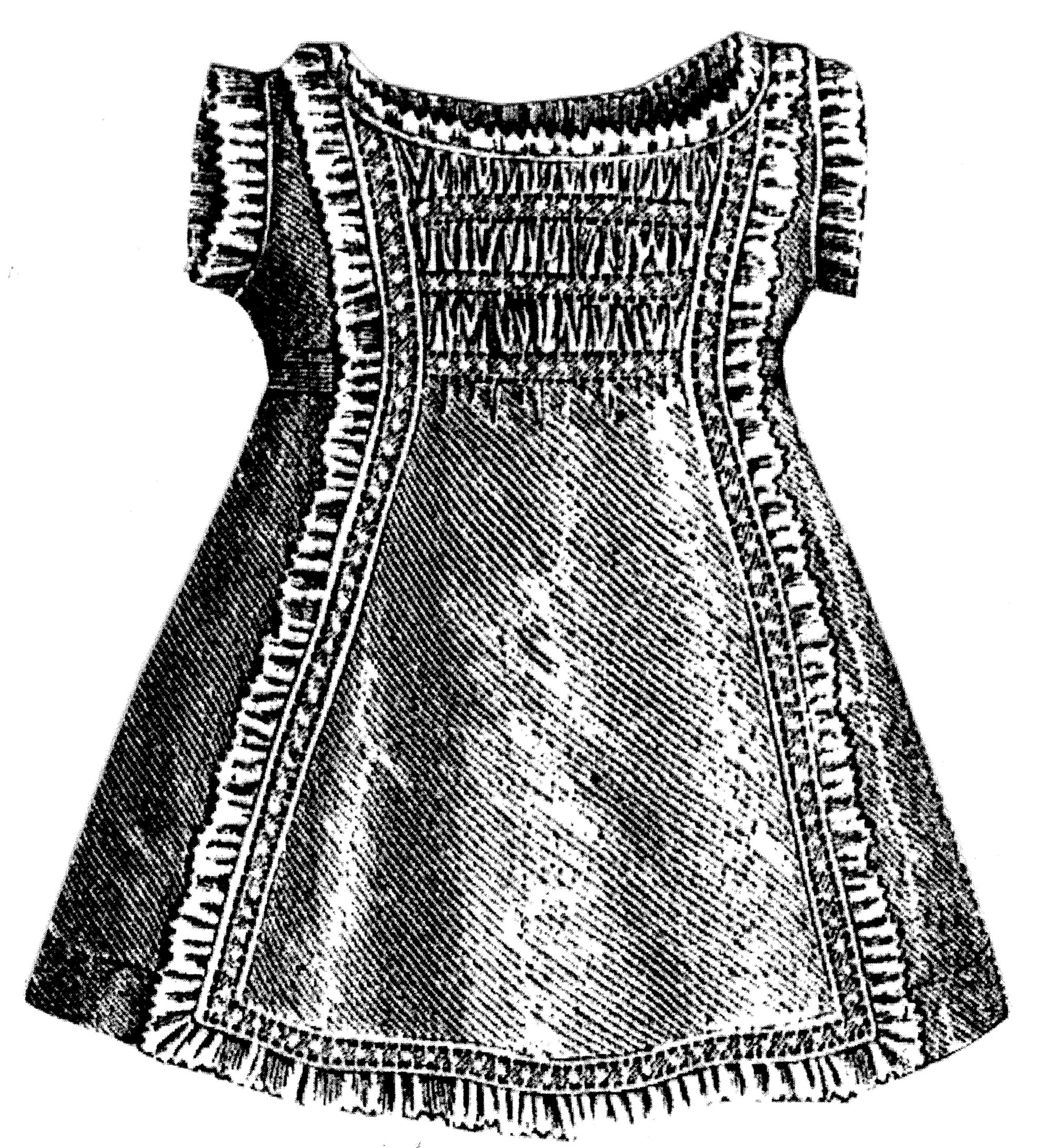 Sewing Pattern 1875 Slip for Girl 24 Years Pattern