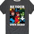 thumbnail image 3 of Marvel - Be Your Own Hero - Toddler And Youth Short Sleeve Graphic T-Shirt, 3 of 5