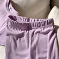 thumbnail image 4 of EnJoCho Toddler Baby Girls Clothes Set 2 Piece Summer Outfits Solid Short Sleeve T-Shirts Tee & Flared Pants Sets 12M-6 Years, 4 of 9