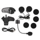 thumbnail image 1 of Motorcycle Helmet Headset Speakers Support Hands Free Call Stereo Bluetooth 800mAh IP67 Waterproof Headphone, 1 of 5