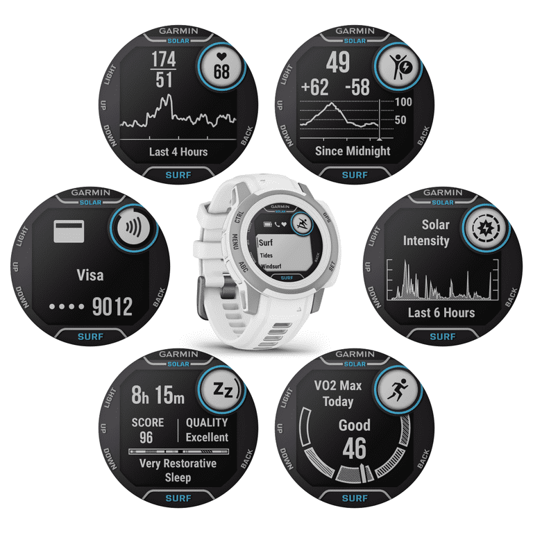 Garmin Instinct 2S Small-sized Solar Surf Edition GPS Rugged Garmin Instinct 2S Small-sized Solar Surf Edition GPS Rugged