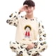 thumbnail image 2 of Pijama de dibujos animados de una pieza, nuevo conjunto de ropa de casa de invierno de franela de estilo grueso de terciopelo coral creativo periférico de Luffy, 2 of 4