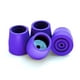 thumbnail image 1 of Top Glides - Cómoda para andador reforzada con acero y banco de baño, puntas de goma de repuesto, color morado, 1 1/8 pulgadas (paquete de 4), 1 of 1