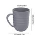 thumbnail image 3 of Striped Household Drinking Cup And Creatives Mouthwash Cup With Handle Available In Three Colors Beige And Gray, 3 of 7