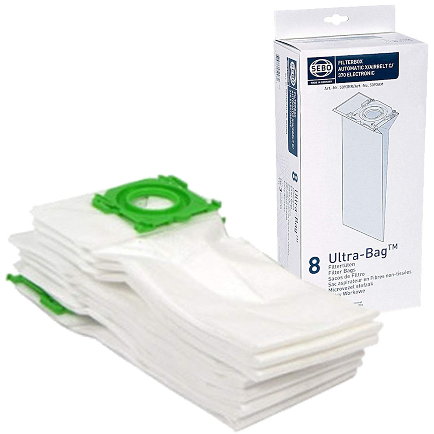 For Sebo Premium Quality Service Kit Vacuum Cleaner 10 Dust hoover Bags Filters x1 x4 extra x5