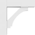 thumbnail image 3 of 5"W X 18"D X 18"H Standard Imperial Architectural Grade Pvc Bracket With Block Ends, 3 of 8