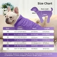 thumbnail image 3 of 2 Layers Fleece Lined Warm Dog Jacket for Puppy Winter Cold Weather,Soft Windproof Small Dog Coat 1Pack, 3 of 8
