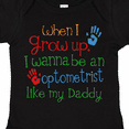 thumbnail image 4 of Inktastic Optometrist Like Daddy Boys or Girls Baby Bodysuit, 4 of 5
