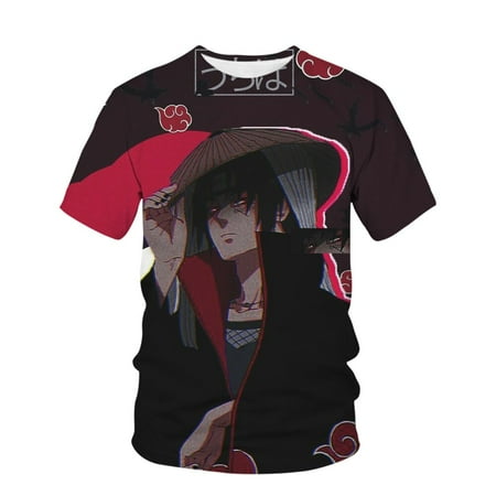 T-shirt Naruto Garçon - Collection Officielle Cotton Division - Modèle Team Poster Noir - Taille 6 Ans