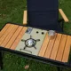thumbnail image 4 of MOUNTAINHIKER-mesa plegable IGT para acampar, mesa ligera de madera para barbacoa y parrilla, mesa extraíble para pícnic al aire libre, pesca y acampada, 4 of 4