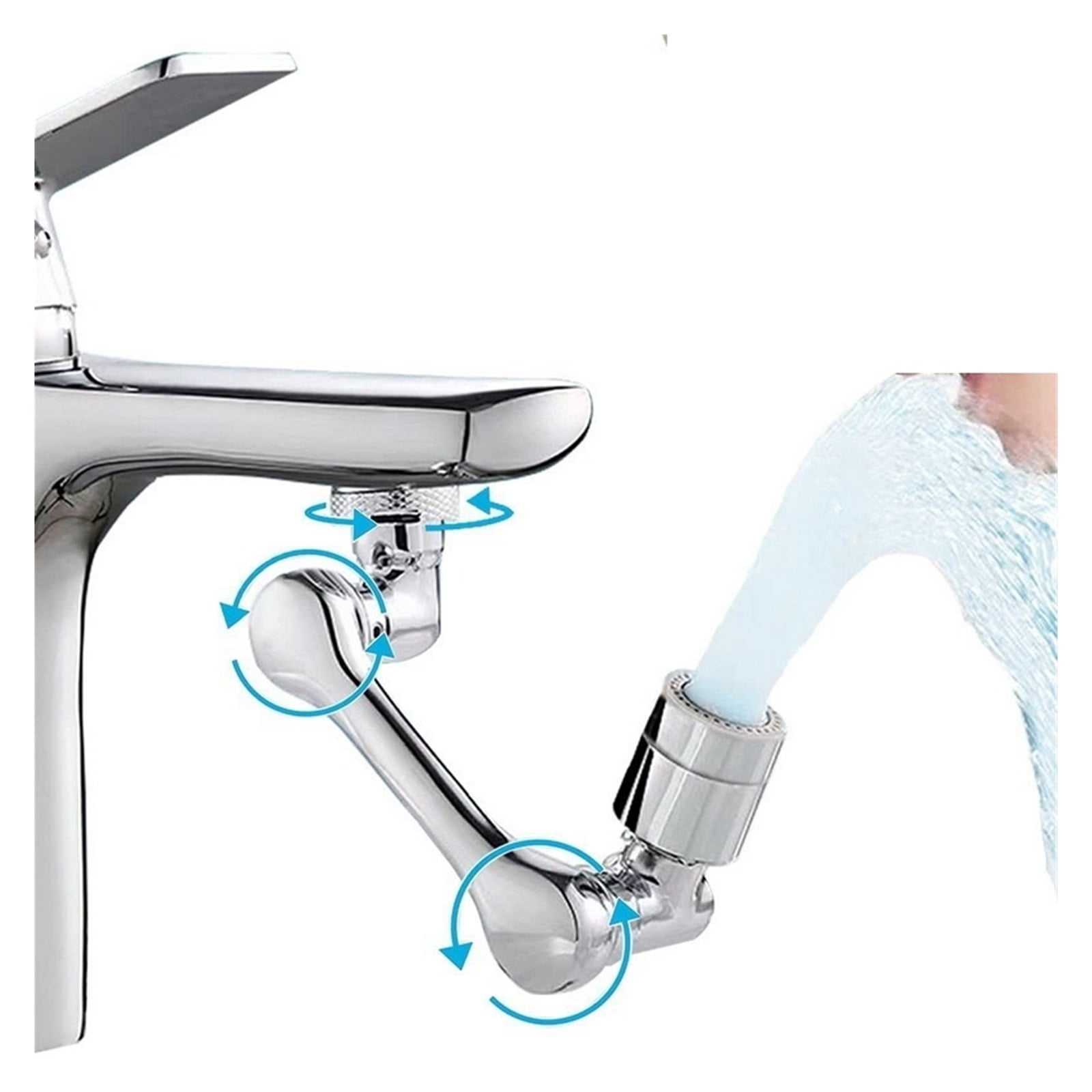 1440° Universal Rotation Faucet Sprayer Head For Extension Faucets Aerator Bubbler Nozzle Kitchen Tap Washbasin Robot Arm