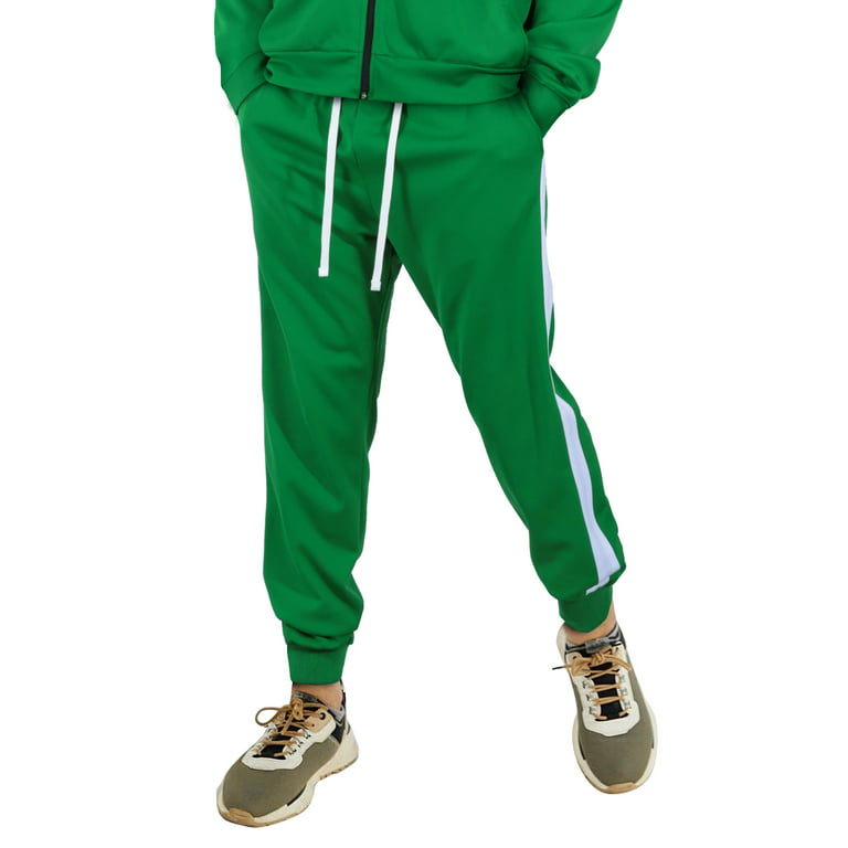 Ma Croix Mens Tracksuit USA Made Striped Active Workout Casual Sweat Suit  Combo 