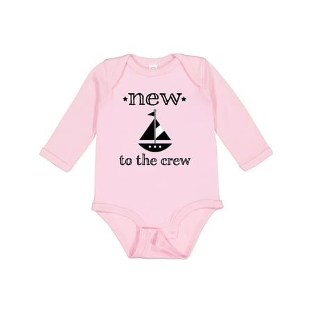 

Inktastic New to the Crew Newborn Gift Baby Boy or Baby Girl Long Sleeve Bodysuit