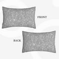 thumbnail image 4 of EasygdpGlittersilver Polyester Fiber Double-Sided Pillowcase,Super Soft,Comfortable And Luxurious Pillowcase,Not Easy To Break Or Deform- 20"X30", 4 of 9