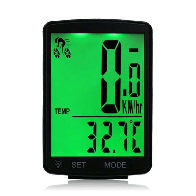 Multifunctional LCD Screen Bicycle Computer Wireless Bike Rainproof Speedometer Cycling 2.8inch Waterproof