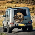 thumbnail image 5 of Gukieu Grim Coffee Skull Print Car Tire Cover, Adjustable Waterproof and Dustproof Tire Protection Cover, Suitable for SUV, Truck, Van-14 inch, 5 of 6