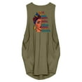 thumbnail image 2 of Robe Sans Manches Liquidation Femmes Été Sans Manches Ample Imprimé Poche Col Rond Décontracté Mi-Mollet Robe Vert Armée TG, 2 of 4