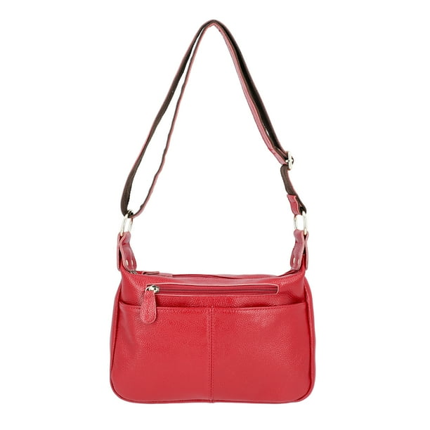Lc Burdy Genuine Leather Cross Bag With Adjule Shoulder Strap Zipper Closure Women Office Party Multi Compartment Money Holder Messenger Handbag Purse Com - Multi Compartment Leather Handbags Lc Burdy Genuine Leather Cross Bag With Adjule Shoulder Strap Zipper Closure Women Office Party Multi Compartment Money Holder Messenger Handbag Purse Com - Multi Compartment Leather Handbags