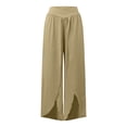 thumbnail image 3 of WILLBEST Pantalones Casuales para Mujer, de Pierna Ancha, Cintura Alta, Estilo Bohemio, Estilo Palazzo, para Yoga, Playa, Tallas Grandes, Estilo Hippie, para Mayor Comodidad y Estilo. Chica, 3 of 6