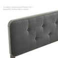 thumbnail image 7 of Bridgette King Wood Platform Bed With Angular Frame Gray Charcoal, 7 of 7