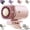 Pink, variant on Car Clip on Air Conditioner Fan, 199-Speed Semiconductor Cooler with LED Display, USB Rechargeable 360° Rotatable Auto Blower for Vehicle & RV