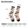thumbnail image 2 of Fotbe America Landmarks1 Calcetas Largas con Estampado para Hombre y Mujer – Calcetas de Compresión Transpirables y Elásticas, Viajar y Uso Diario Talla 5-11, 2 of 6