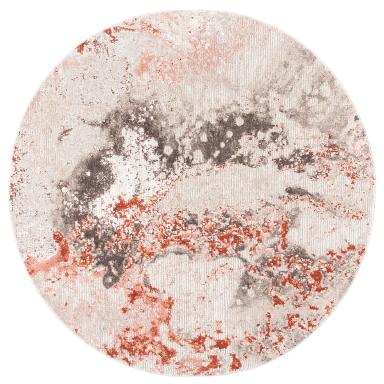 SAFAVIEH Meadow Cole Distressed Area Rug, Beige/Pink, 8' x 10'