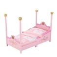 KidKraft Princess Toddler FourPoster Wood Bed, Pink