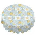thumbnail image 2 of Pioneer Flower Floral Print Pattern Round Tablecloth 60 X 60 Inch, Wrinkle Resistant Wipeable Table Cloth for Kitchen Dining Picnic Patio Party, 2 of 6