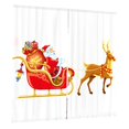 thumbnail image 4 of Cortinas de Navidad 2pcs cortinas de puerta de ventana con temática de navidad cortinas de cortinas para la decoración de Navidad 028 028 Magideal Cortinas de Navidad, 4 of 7