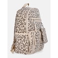 thumbnail image 3 of MNYC Women's Double Pocket Dome Backpack Leopard, 3 of 5
