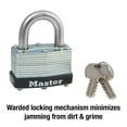thumbnail image 2 of Master Lock 500D Laminated Steel Warded Padlock with Key, 2 of 6