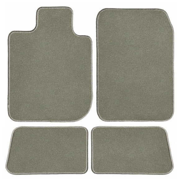 GGBAILEY GMC Sierra 3500 Grey Classic Carpet Car Mats / Floor Mats, Custom Fit for 2007, 2008, 2009, 2010, 2011, 2012, 2013, 2014, 2015, 2016, 2017, 2018, 2019 - Driver, Passenger & Rear Mats