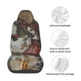 thumbnail image 4 of Wukai Vintage Collage Girl Butterfly Full Set Car Seat Covers with Soft Padding Universal Auto Front Seats Protector and Cushion Mat, 4 of 5