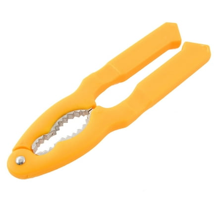

Uxcell Plastic Nuts Walnut Hand Press Opener Tool Plier Clamp Yellow