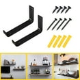 thumbnail image 4 of 2x te con tornillo Estilo de granja metal para 20 centímetros Sunnimix Soporte para estantes, 4 of 8