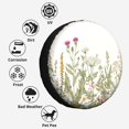 thumbnail image 6 of Kdxio Herbs and Wildflowers for Tire Cover Wheel Protectors Tyre Covers Weatherproof Wheel Covers Universal Fit for Trailer Rv SUV Truck Camper Travel Trailers 17 inch, 6 of 8