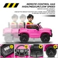 thumbnail image 3 of 12V Battery Powered Electric Car for Kids ,Licensed Chevrolet Silverado Ride On Truck Car with Remote Control,MP3/FM, LED Lights,3.7mph Max Speed,Spring Suspension Electric Vehicle for Kids/Toddlers, 3 of 7