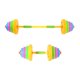 thumbnail image 1 of Juguetes para niños: mancuernas y barras, desarrollo temprano para niños de 3 años en adelante, levantamiento de pesas, pesas de gimnasio, juguetes de Colores claros, 1 of 8