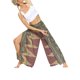 thumbnail image 5 of VISgogo Pantalones de pierna ancha de verano para mujer, pantalones sueltos sueltos de tiro medio con estampado bohemio con divisiones para yoga, playa, vacaciones VISgogo  moda, 5 of 8