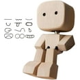 thumbnail image 1 of Figura de madera temblorosa, adorno de escritorio para montar en coche, buen artículo, bonito regalo decorativo., 1 of 4